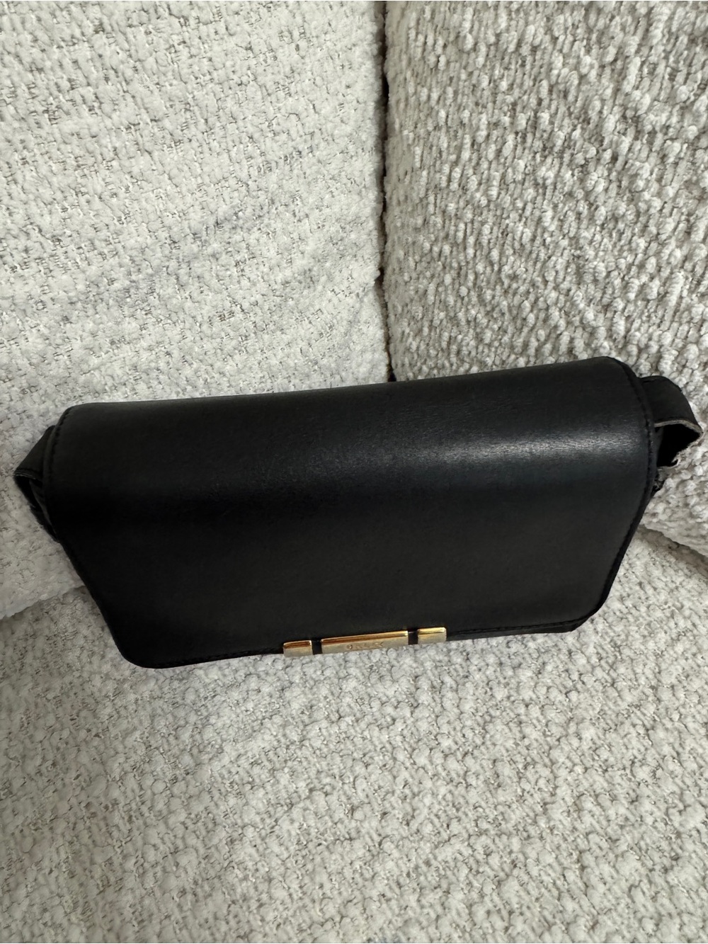 Bally Vintage Black Leather Crossbody Foldover Three Pockets Late 80s-mid 90s - Picture 4 of 16